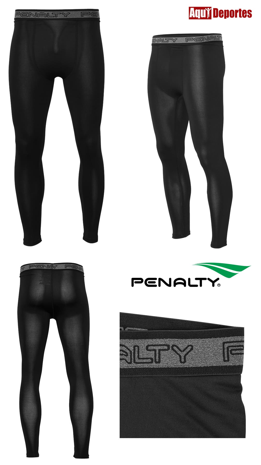 PANTALONES LARGOS TERMICOS DE COMPRESION PENALTY