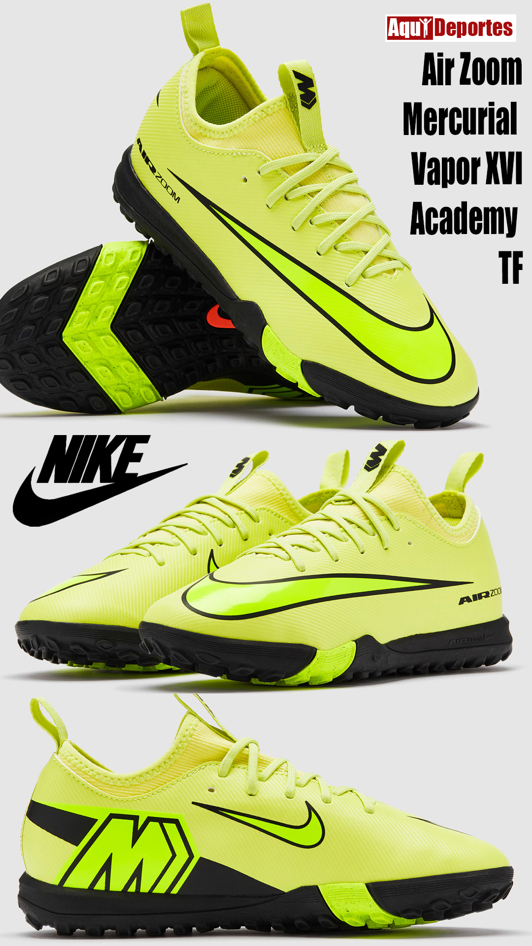 JR ZOOM VAPOR 16 ACADEMY TF
